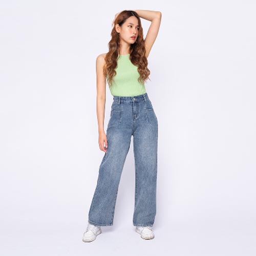 produk vierlin Jeans 957 - CELANA JEANS BAGGY HIGHWAIST VIERLINN