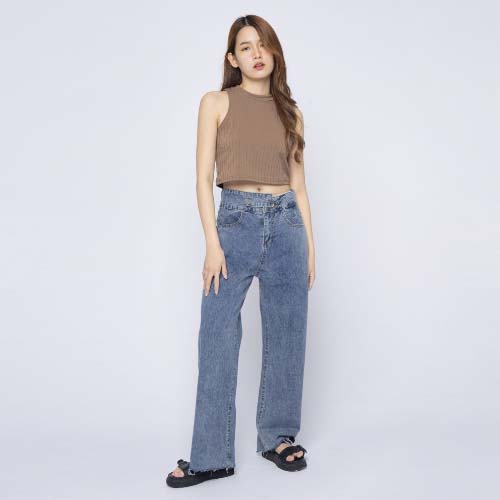 produk vierlin Jeans 1013 - HIGHWAIST KULOT JEAN