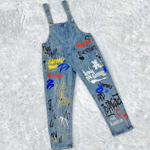 produk vierlin Jeans 2117 - Jumpsuit GRAFFITI Jeans