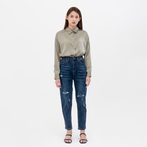 produk vierlin Jeans 8335 - HIGHWAIST BOYFRIEND JEANS