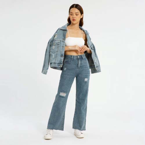 produk vierlin Jeans 855 - BAGGY RIPPED HIGHWAIST
