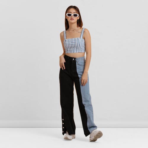 produk vierlin Jeans 8811 - HIGHWAIST BAGGY LOOSE JEANS copy