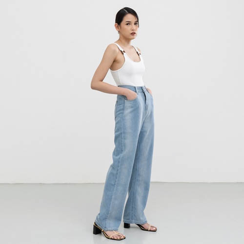 produk vierlin-Jeans 5599 - HIGHWAIST LOOSE BAGGY JEANS