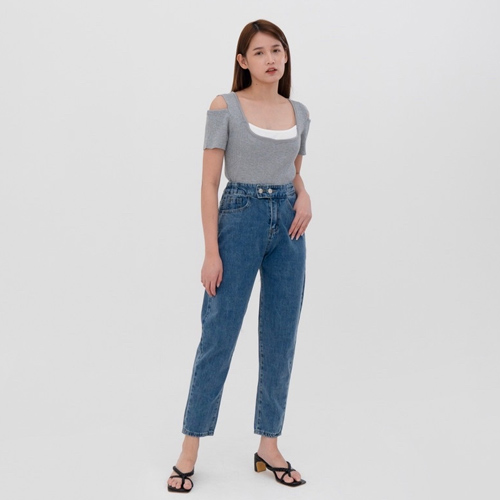 produk vierlin-Jeans 1228 - HIGHWAIST BOYFRIEND JEANS