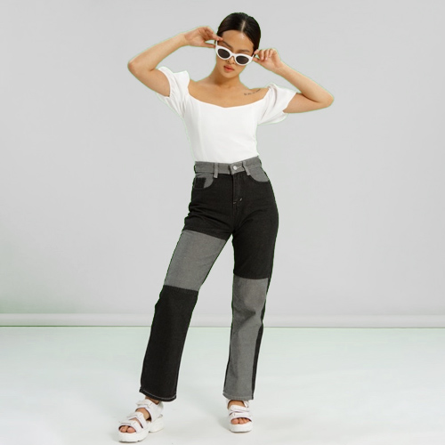 produk vierlin-Jeans 2428 - HIGHWAIST BOYFRIEND JEANS