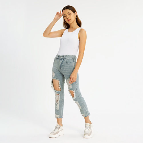 produk vierlin-Jeans 8707 - RIPPED JEANS
