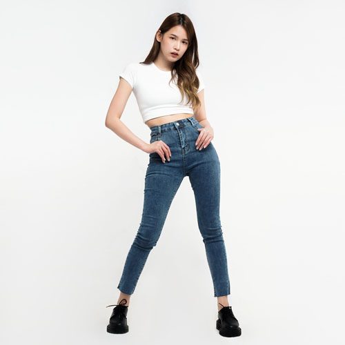 produk vierlin-Jeans 8833 - HIGHWAIST SKINNY JEANS