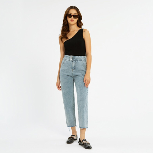 produk vierlin-Jeans 9502 - HIGHWAIST BOYFRIEND JEANS
