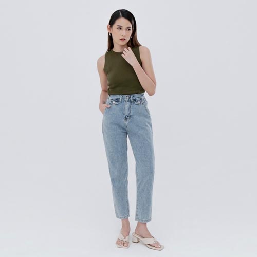 produk vierlin-Jeans 0822 - HIGHWIST BOYFRIEND JEANS