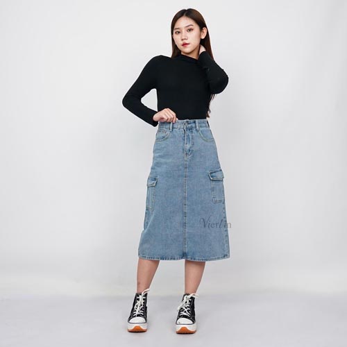produk vierlin-Jeans 1050 - CARGO ROK JEANS