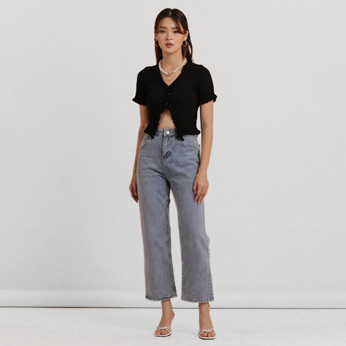 produk vierlin-Jeans 1335 - HIGHWAIST CULLOTE JEANS
