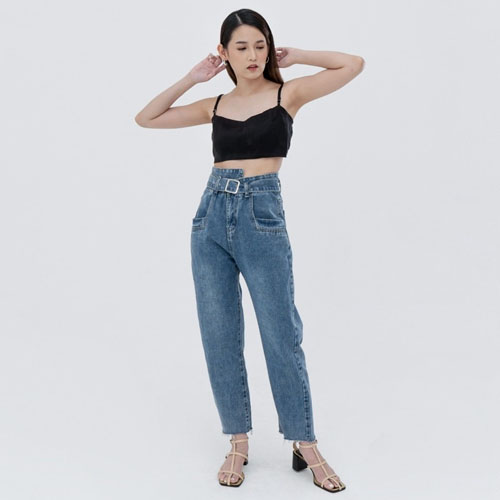 produk vierlin-Jeans 1396 - HIGHWAIST BOYFRIEND JEANS