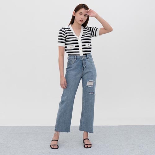 produk vierlin-Jeans 1835 - HIGHWAIST CULLOTE JEANS
