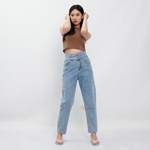 produk vierlin-Jeans 2111 - HIGHWAIST BOYFRIEND JEANS