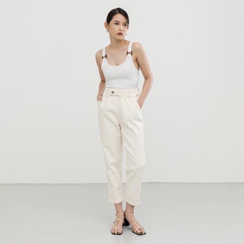 produk vierlin-Jeans 2530 - HIGHWAIST CREAM JEANS