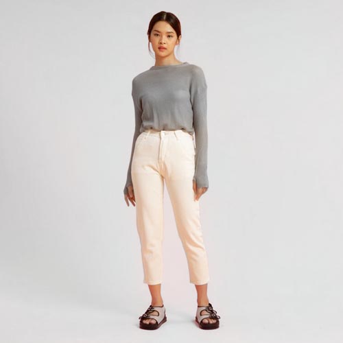 produk vierlin-Jeans 268 - HIGHWAIST CREAM JEANS