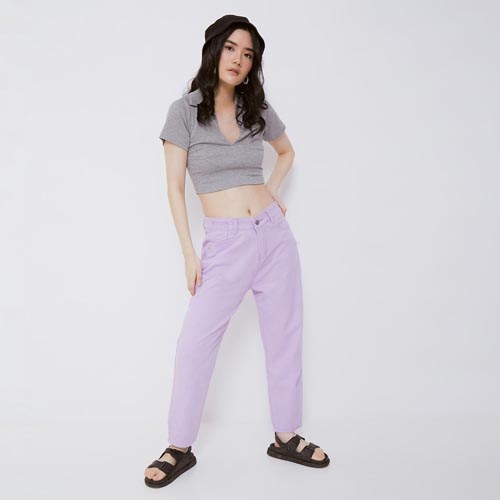 produk vierlin-Jeans 3189 - LILAC BOYFRIEND JEANS