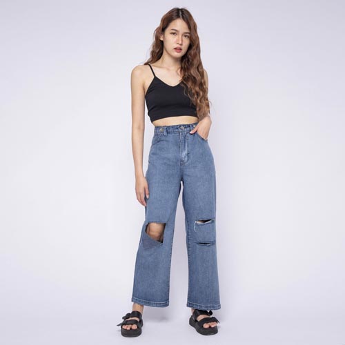 produk vierlin-Jeans 3677 – BAGGY RIPPED JEANS