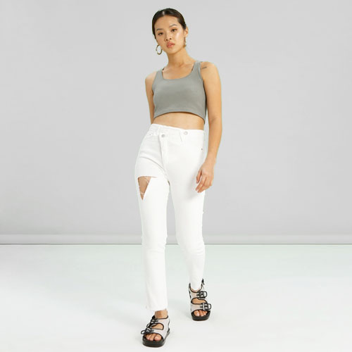 produk vierlin-Jeans 5158 – WHITE SKINNY JEANS