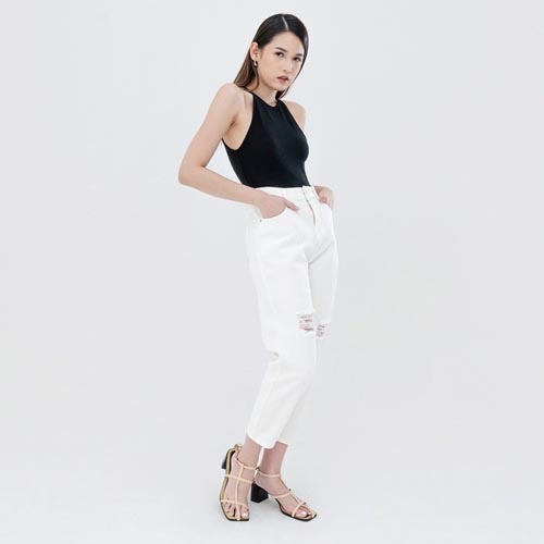 produk vierlin-Jeans 5650 - HIGHWAIST RIPPED JEANS
