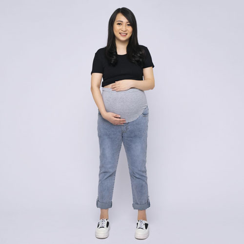 produk vierlin-Jeans 5758 – MATERNITY BOYFRIEND JEANS