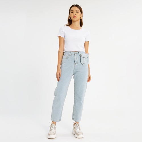 produk vierlin-Jeans 6098 - HIGHWAIST BOYFRIEND JEANS