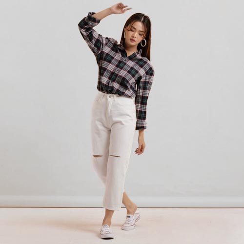 produk vierlin-Jeans 610 – WHITE RIPPED JEANS