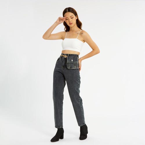 produk vierlin-Jeans 670 - HIGHWAIST BOYFRIEND JEANS