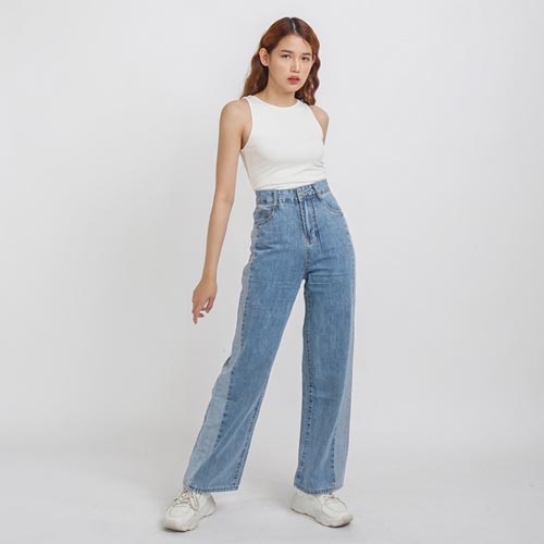 produk vierlin-Jeans 7912 - HIGHWAIST BAGGY JEANS