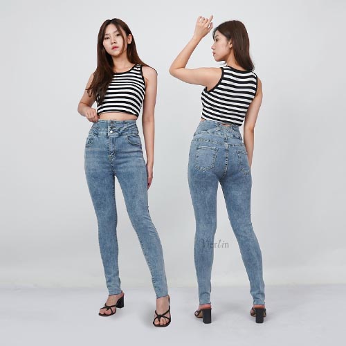produk vierlin-Jeans 9123 - SKINNY HIGHWAIST JEANS