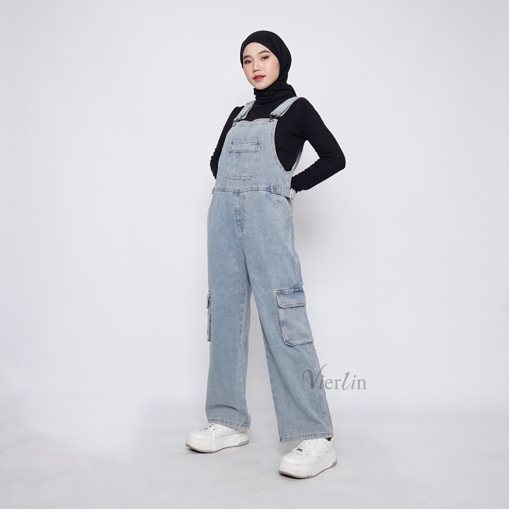 Jumpsuit Jeans Kargo 2923